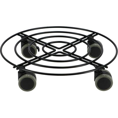 Metallwagen für einen 28 cm großen Blumentopf
