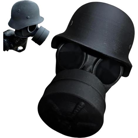 Copertura per gancio di traino, divertente copri sfera per gancio di traino a forma di casco da benzina, tappo di protezione per sfera del gancio di traino che impedisce la ruggine del tubo del ricevi