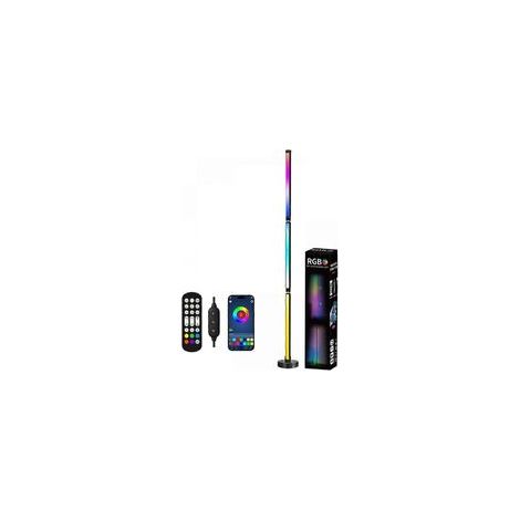 Lampada da terra a LED RGB 10W dimmerabile, lampada da terra colorata, colonna luminosa, lampada da terra dimmerabile - Crezuo