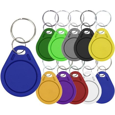 50 PièCes UID 13.56MHz Bloc 0 Secteur Inscriptible Carte à Puce Clone Modifiable Porte-CléS Intelligents Porte-CléS 1K S50 ContrôLe D'AccèS (1/5)