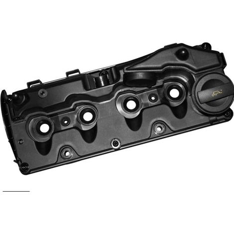 Una tapa de válvulas de alto rendimiento compatible con Volkswagen 2.0 TDI Golf, Jetta, Passat, Tiguan y T5. Reparación y sustitución de motores precisa y duradera 03L103469R/03L103483C.