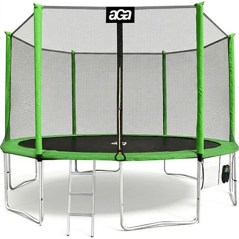 Aga SPORT PRO Trampolin 427 cm 14 ft Hellgrün