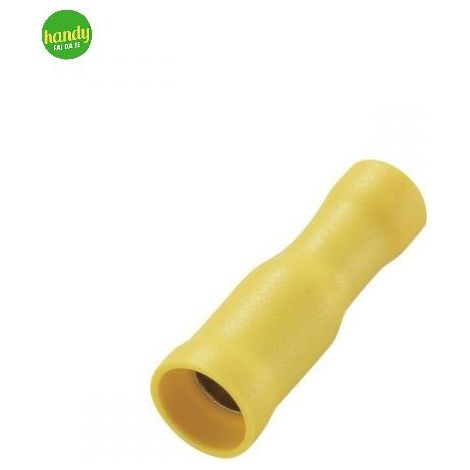 Capicorda cilindrico Electraline maschio 4-6mm 10pz giallo