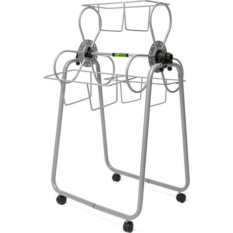 Carrello Portavasi 3 Cestini in Acciaio con Ruote Agrati Flortì Grigio (1/2)