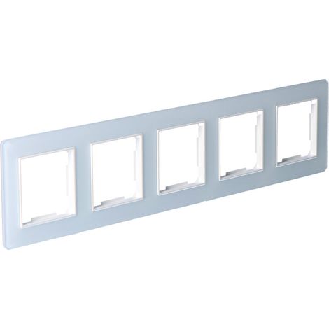 Marco de cinco piezas, cristal, blanco, gama online (1/4)