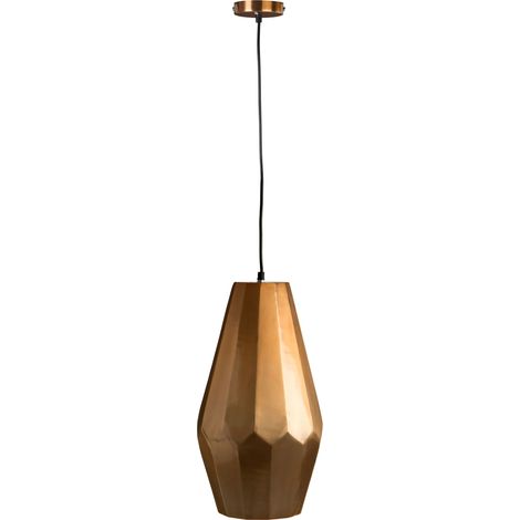 Interiors by Premier Aluminum Copper Finish Large Pendant Light, Ceiling Pendant Light for Dining Room, Lounge (1/3)