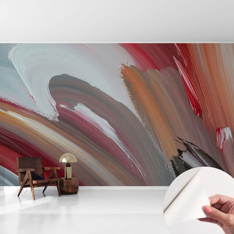 Tapete Selbstklebend - Wandtapete modern - Tapete mit Motiv - Tapete Schlafzimmer Malerischer Ausdruck 416x254 cm (1/5)