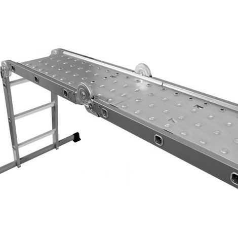 piattaforma scala Vorel 4x3 17705 acciaio zincato 150 kg (1/4)