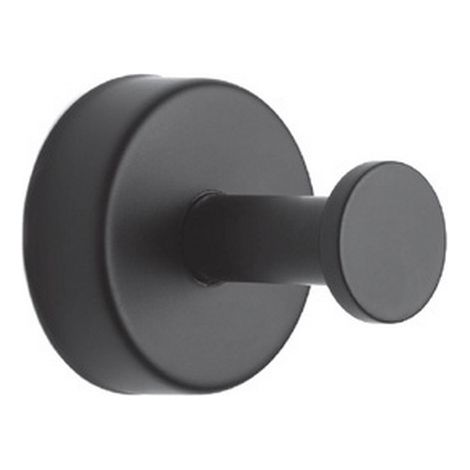 Appendino bagno a muro in acciaio inox finitura nera opaca  MONDE-N kamalu