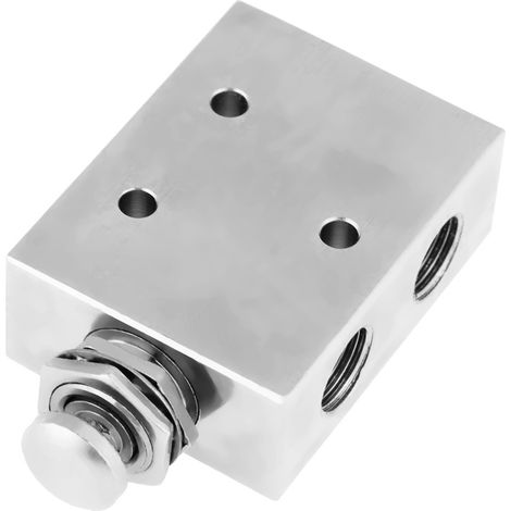 Soupape pneumatique manuelle 2 positions 3 voies, bouton rotatif ON/OFF, air comprimé, TAC2-41P (1/5)