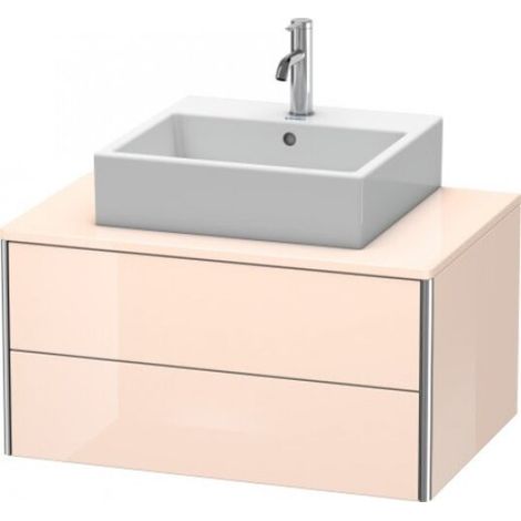 Lavabo consola Duravit XSquare, suspendido, 2 cajones,