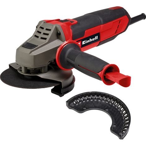 Einhell Meuleuse d’angle TE-AG 125/1010 (1 010 W, diamètre de disque 125 mm, profondeur de coupe 33 mm, livré sans disque de coupe)