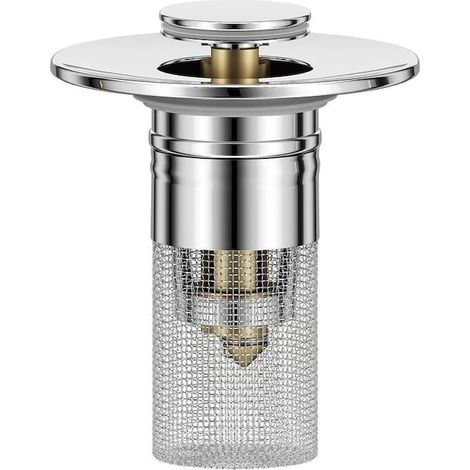 Casa, Giardino e Fai da teSanitariSanitari e accessoriAccessori per lavaboAccessori per lavaboSupertina Codice prodotto: Tappo per lavabo Supertina Tappo per lavabo, design anti-intasamento 2 in 1, ac (1/5)