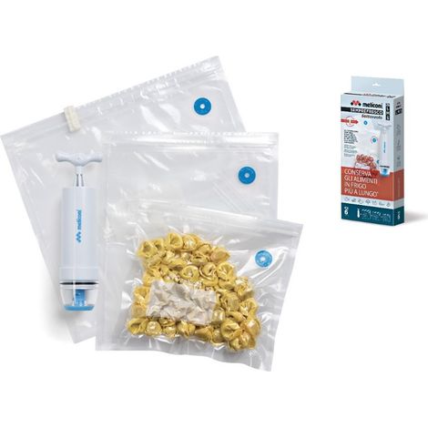 Kit sottovuoto sacchetti Alimentari Sempre fresco Meliconi (1/2)