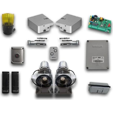 genius kit automatisme roller + caisses inox 868 MHz 230v emp5170207inox (1/3)