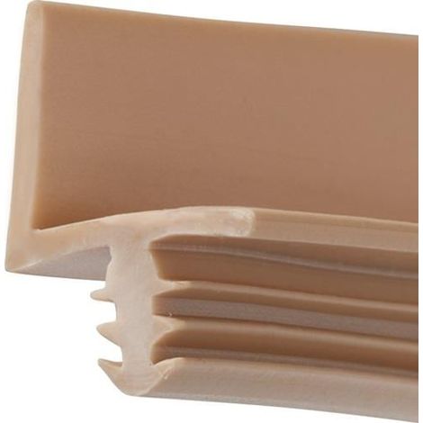 Burlete para puerta L.2755 L.5m para fresar TPE negro beige ELLEN (1/3)