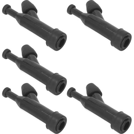 Lot de 5 capuchons de bougies d'allumage en ABS résistant à l'usure, pièces de rechange pour bougies d'allumage moteur GX120 GX140 GX160 (1/5)