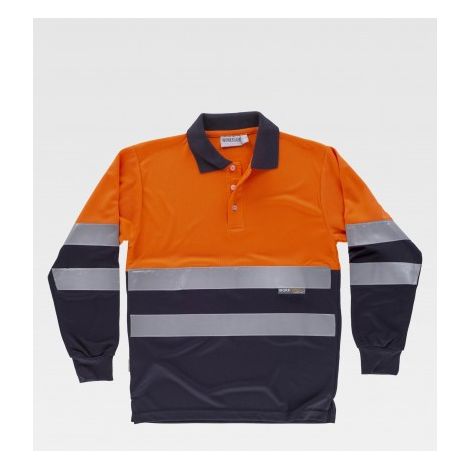 POLO NARANJA ALTA VISIBILIDAD V/MARINO T-M-MAYTON-8435416200904