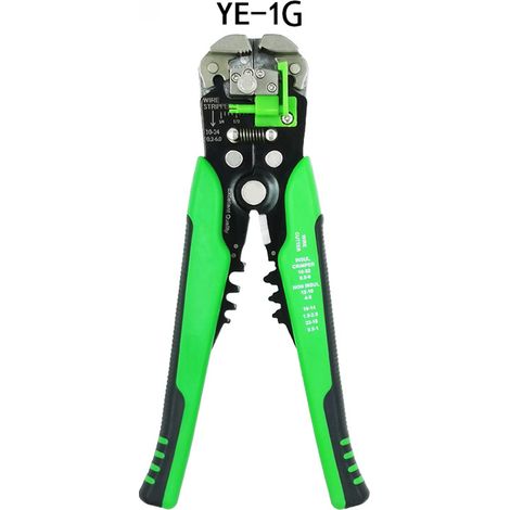 Herramienta 3-en-1 pela corta engarza cables automática, varios colores, ahorra tiempo, para electricista (1/5)