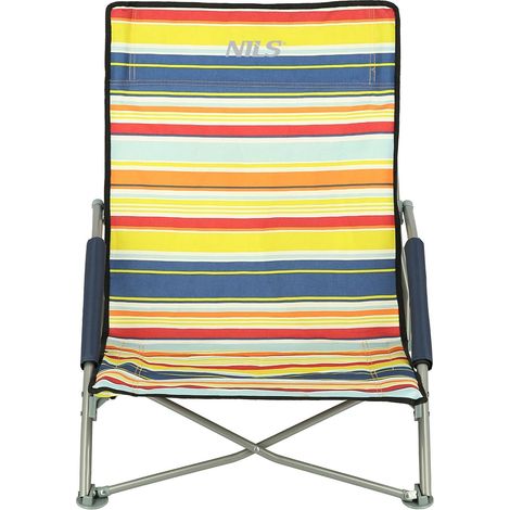 Beach Chair, Foldable, Carry Bag, 120 kg Capacity (1/5)