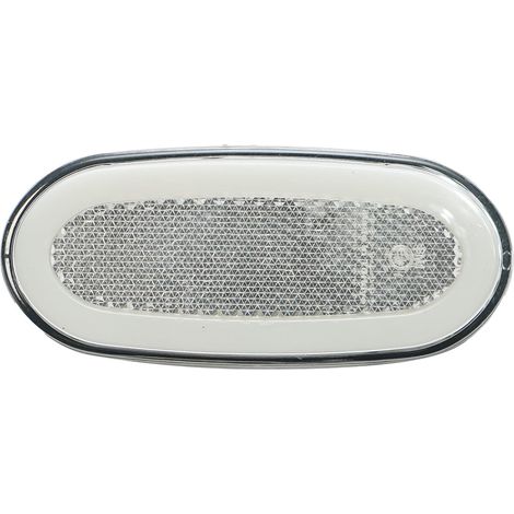 Luce di posizione laterale ovale a LED al neon 12V, bianca 105x46mm per Mercedes Sprinter, VW Crafter Breckner Germany (1/3)