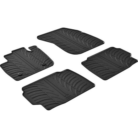 Set tappeti su misura in gomma - compatibile per  Ford Mondeo 4p (11/1402/22) -  Ford Mondeo Hybrid (11/1402/22) -  Ford Mondeo Wagon (11/1402/22)