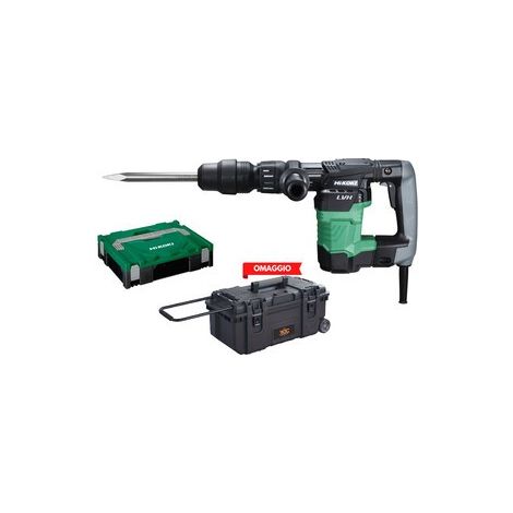 HIKOKI MARTELLO DEMOLITORE H41MB2 950W 7,1J+TROLLEY