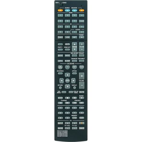Télécommande Rechange pour Yamaha Audio Receivers RAV506 RAV507 RAV472 RAV501 RAV505 RX-A830 HTR-6066 RX-A730 RX-V675 TSR-6750 F26990 (1/4)