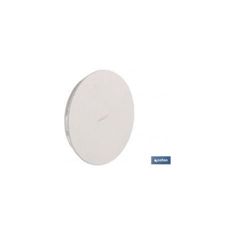Gewindedeckel für Einbaukasten 80x32 mm mit technischem Design