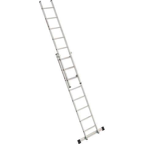 Euroline Premium 302 Schiebeleiter 2x8 Sprossen (1/5)