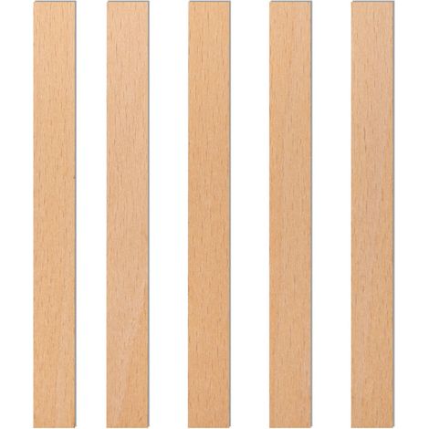 Stoppini in legno per candele 140x14x1 mm, 5 pezzi