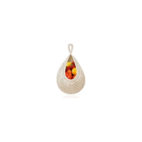 Panier Fruit Suspendu - 1 pièce, Panier Fruit Suspendu Blanc 21x27cm - Pour Cuisine/Salon/Chambre (1/5)