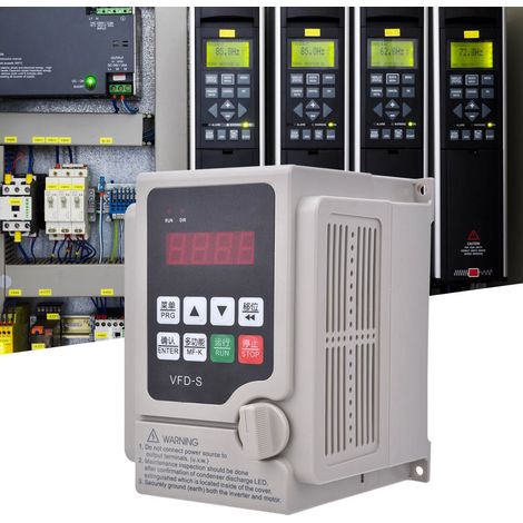 Convertisseur de fréquence 380 V, entrée triphasée, sortie triphasée, variateur de fréquence 2,2 kW (1/5)