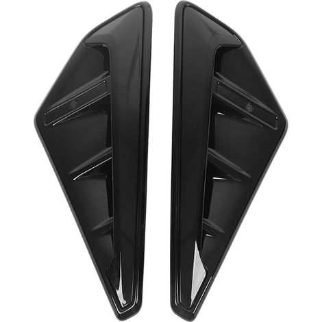 2x Panneaux d’entrée d’air latéraux noirs brillants, grille d’aération en forme d’aile pour X5 G05 2019‑2022. (1/5)