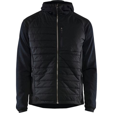 Blakläder Hybrid-Jacke, dunkel marineblau / schwarz, Unisex-Größe: XL