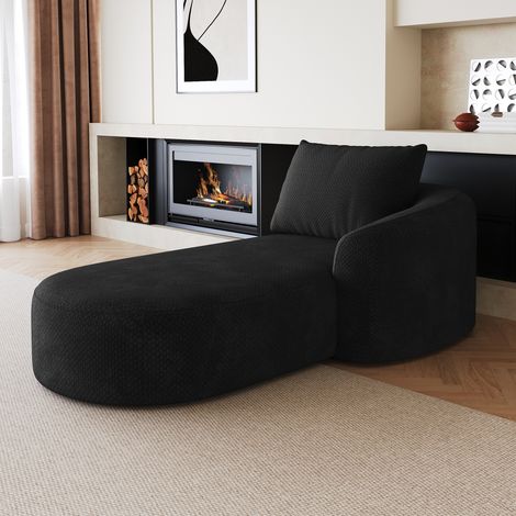 Y168-R-SLEEPER-BLACK Letto a scomparsa destro nero (1/5)