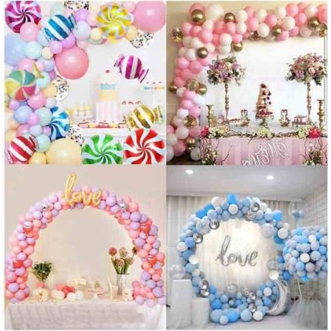Ballonbogen-Set – Komplettset – 25 Clips – 10 x 39 cm Stangen – Pumpe inklusive (1/5)