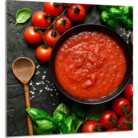PANNELLO IN VETRO PER CUCINA 60x65 Food (1/5)