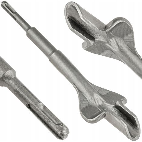 Burin SDS PLUS pour rainures ailé 22/250 mm pour béton (1/4)
