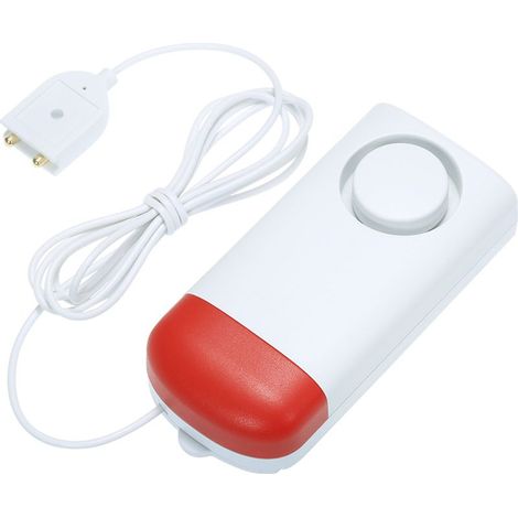 Capteur de fuite d'eau sans fil 433 MHz Détecteur d'intrusion de fuites d'eau autonome Prise en charge Alerte d'alarme de débordement de niveau d'eau pour le système d'alarme de sécurité de la maison (1/5)