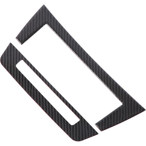 Baguette décorative en fibre de carbone pour le couvercle du panneau de commande de la console centrale du modèle Mercedes-Benz W204 Classic. (1/5)