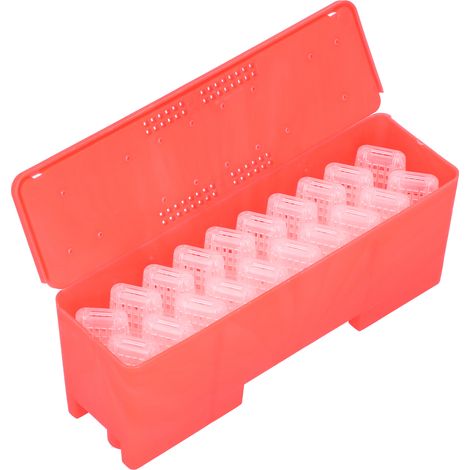 20 pièces cage plastique pour transporter et attraper reine abeille, conteneur apicole équipement, jaune, outil élevage (1/5)