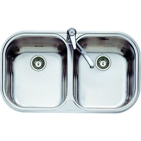 \'Teka STYLO 2 C – Évier (360 x 417 mm, 17 cm, 360 x 417 mm, 17 cm, 8,89 cm (3.5)) (1/2)