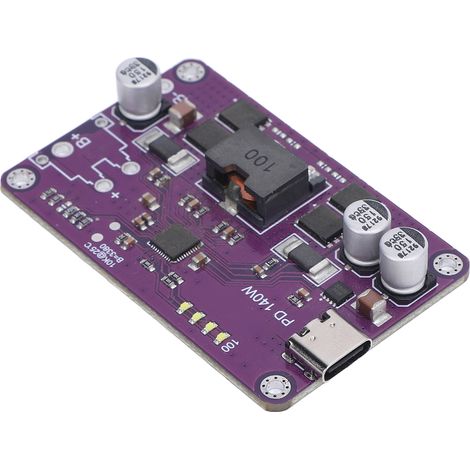 Module de charge/décharge 140 W Type C, module intégré série 3, compatible avec les protocoles d'entrée/sortie de charge rapide PD3.1 (1/5)