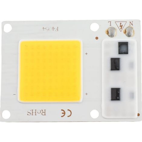 LED Chip COB Accessoire, Puissance 20W Tension 220V LED Blanc Chaud Haute Lumière Petit & Léger (1/5)