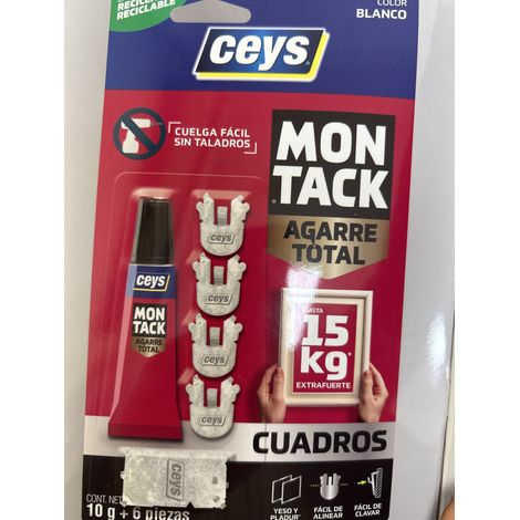 Montack agarre total cuadros 10 g + 6 piezas