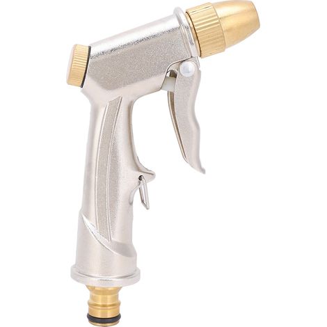 Pistolet de lavage auto tout métal en laiton pur pour un nettoyage haute pression à domicile (1/5)