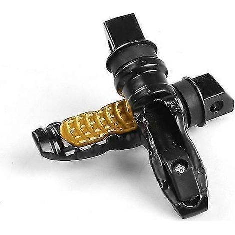 Universelle Motorrad-Soziusfußrasten (1 Paar) – Fußstützen für Roller und Motorrad – Aluminium – Gold (1/5)