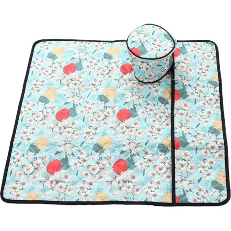 Tapis de table pour machine à coudre, motif pivoine, imperméable et résistant aux rayures, en coton, pour articles ménagers, protection anti-poussière (1/5)