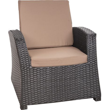 Coussins de chaise en résine tressée 56x52x7cm Lot de 2 coussins de chaise extérieur, Coussin de fauteuil de jardin Bleu, Coussin avec dossier